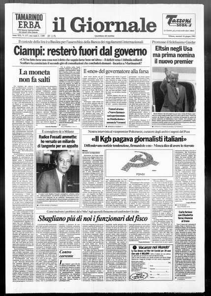 Il giornale : quotidiano del mattino